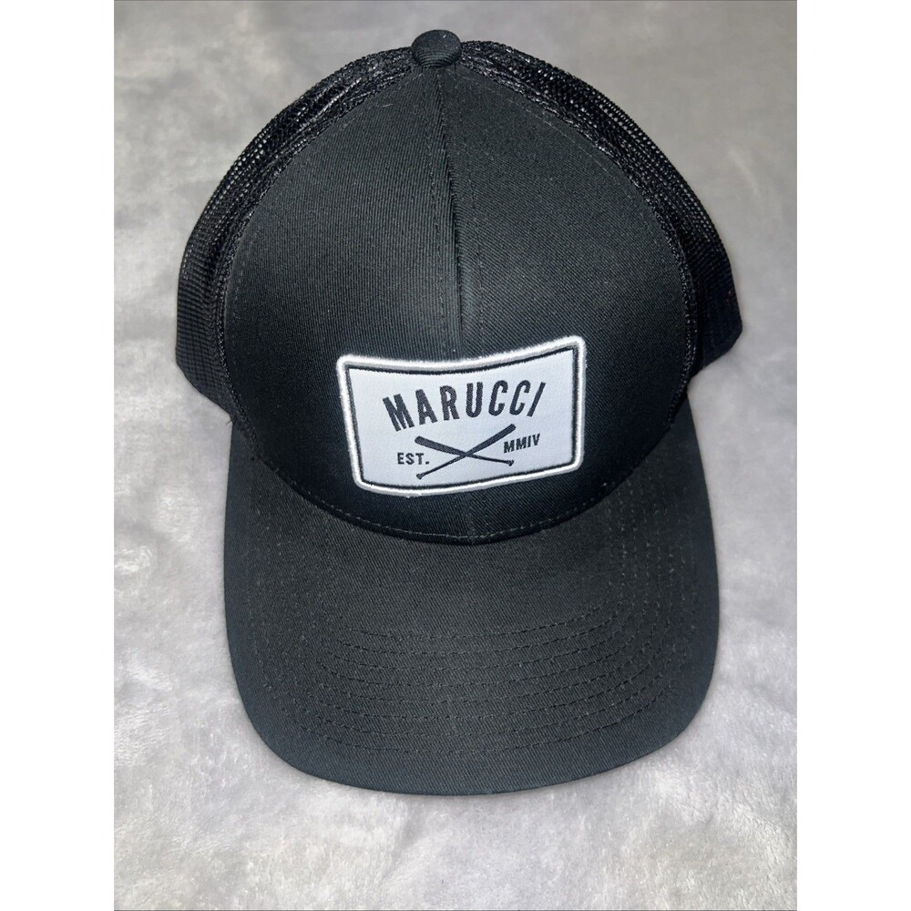 Marucci Baseball Hat Youth Snapback Adjustable Crosspatch Trucker Cap Mesh Back
